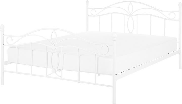 Immagine prodotto Beliani Letto in metallo a doghe bianche 140 x 200 cm ANTLIA (140 x 200 cm)