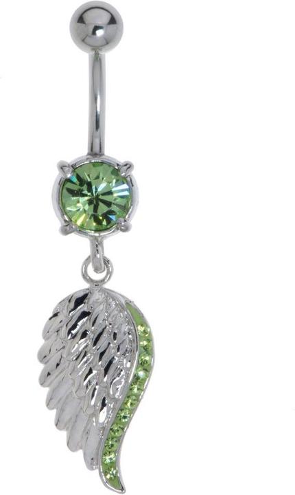 Actual product image Bijouteria Bellypiercing (Stainless steel, Brass, Crystal)