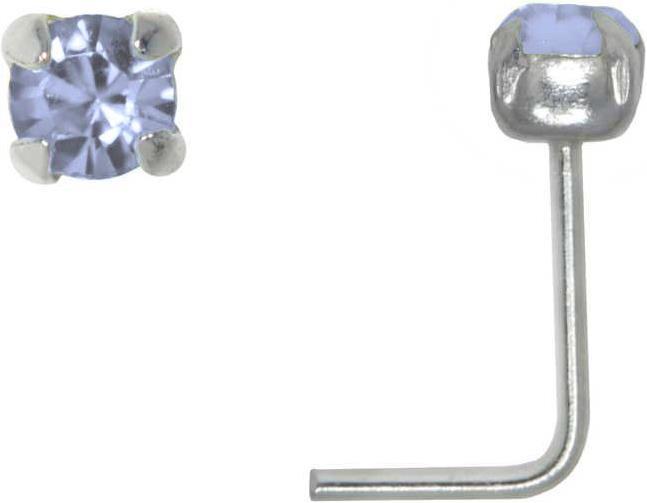 Bijouteria Nasenpiercing (Silber 925, Kristall)