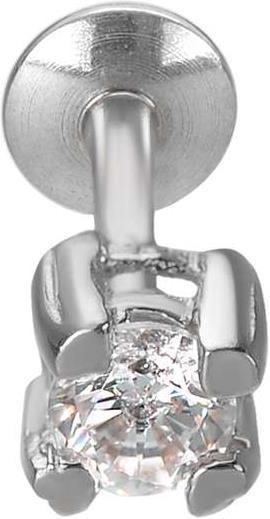 Produktbild Bijouteria Ohrpiercing (Rhodiniertes Silber 925, Zirkonia)