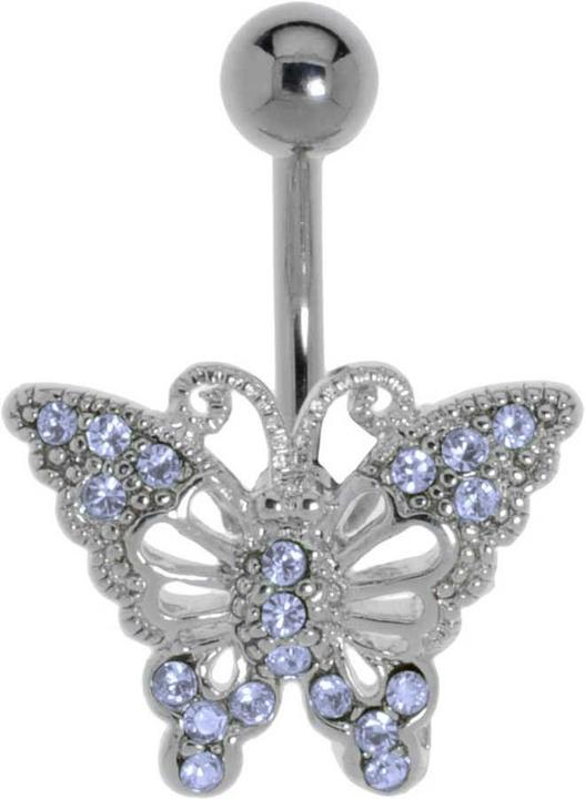 Bijouteria Bauchpiercing (Edelstahl, Messing, Kristall)