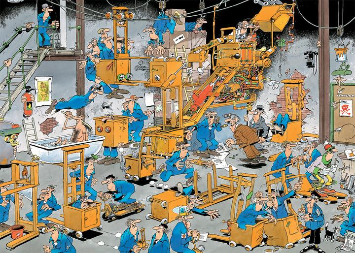 Produktbild Jumbo Jan van Haasteren Oldtimers - Los geht’s! (1000 Teile) (1000 Teile)