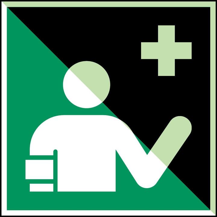 Produktbild Brady ISO Safety Sign - First aid