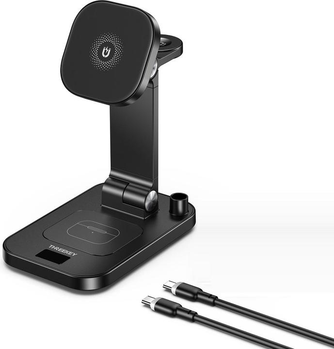 Actual product image ThreeKey wireless charger TK-23 4in1 15W black (15 W)