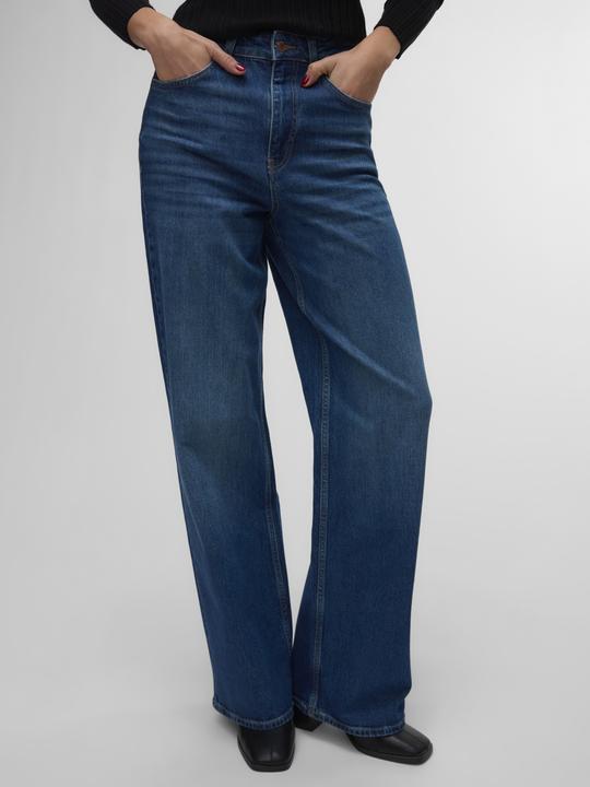 Image du produit Vero Moda VMREBECCA Super High Rise Weiter Beinschnitt Jeans Straight-Fit (W30/L32)