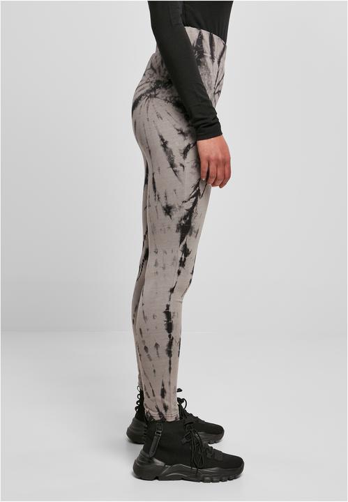 Actual product image Urban Classics Ladies Cotton Tie Dye High Waist Leggings (3XL)