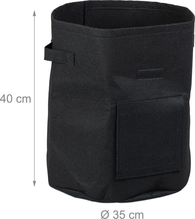Image du produit Relaxdays 3x sacs-de-plantation (35 cm)