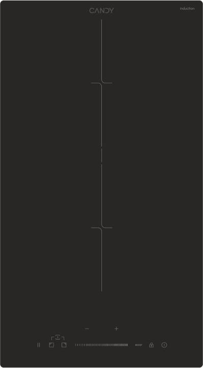 Actual product image Candy CTP32SC/E1 Black Built-in Zone induction hob 2 zone(s)