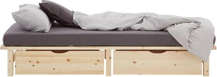Immagine prodotto Homestyle4u Palettenbett mit Lattenrost (100 x 200 cm)
