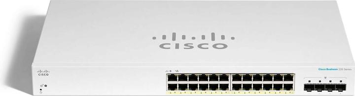 Image du produit Cisco PoE+ Switch CBS220-24P-4X 28 Port (28 Ports)