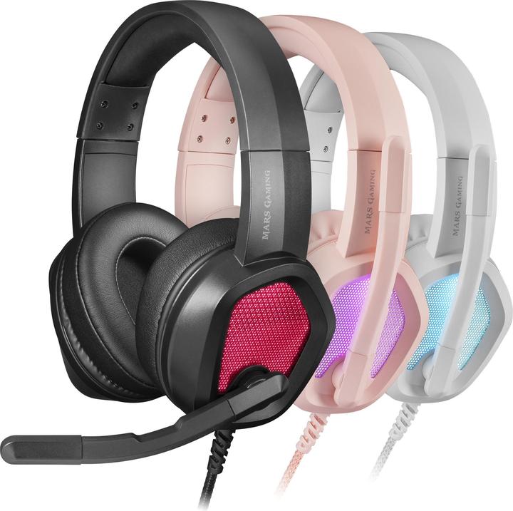 Image du produit Mars Gaming Casque Micro Gamer Mh320 RGB (Noir) (Filaire)