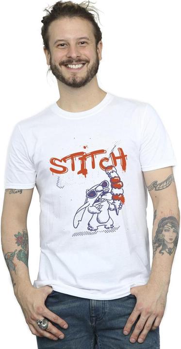 Actual product image Disney Mens Lilo & Stitch Ice Creams T-Shirt (S)