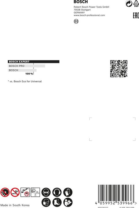 Produktbild Bosch Professional Zubehör EXPERT MultiMaterial Diamanttrennscheiben, 150 x 22,23 x 2,4 x 12 mm