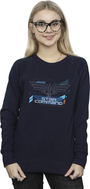 Actual product image Disney Womens/Ladies Lightyear Star Command Icons Sweatshirt (M)