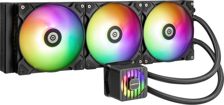 Immagine prodotto Enermax LIQMAXFLO Raffreddatore a liquido CPU AIO da 420 mm - Pompa a doppia camera Xtreme - Blocco acqua