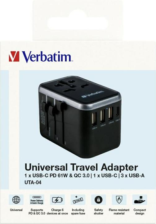 Produktbild Verbatim Universal Travel Adapter