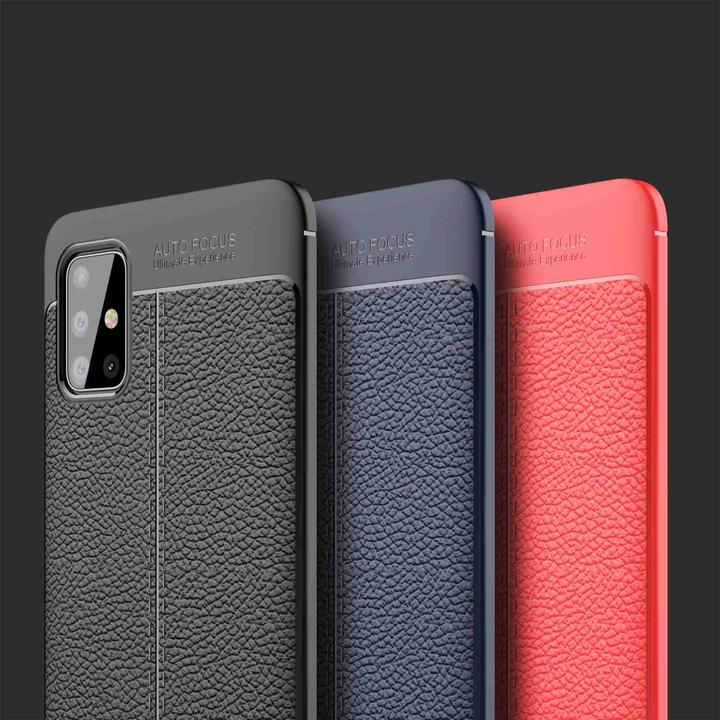 Actual product image Cadorabo TPU Cover Faux Leather Structure (Samsung Galaxy M40s)