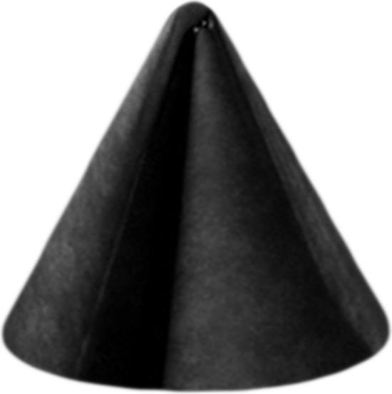 Star Piercing Micro Cone schwarz (ohne Messing, Chirurgenstahl 316L)