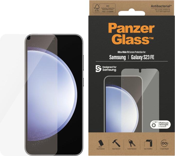 Immagine prodotto PanzerGlass Ultra-Wide Fit (1 Pezzo/i, Samsung Galaxy S23 FE)
