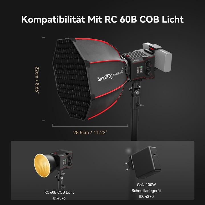 Actual product image SmallRig RA-D30 (Soft boxes, 29 cm)