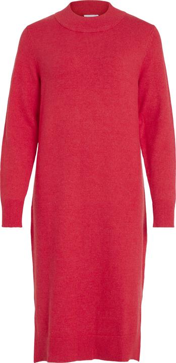 Vila Langärmeliges Rundhalsausschnitt Midikleid