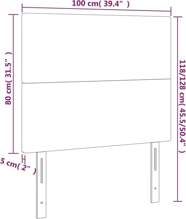 Immagine prodotto VidaXL Conni (100 x 5 x 128 cm)