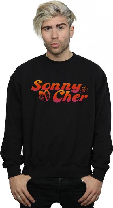 Actual product image Sonny & Cher Mens Gradient Logo Sweatshirt (M)