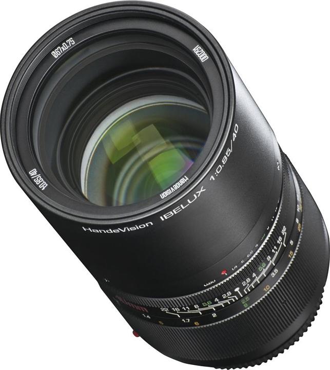 Produktbild Handevision Ibelux 40mm F0,85 APS-C Sony E schwarz (Sony E, APS-C / DX)