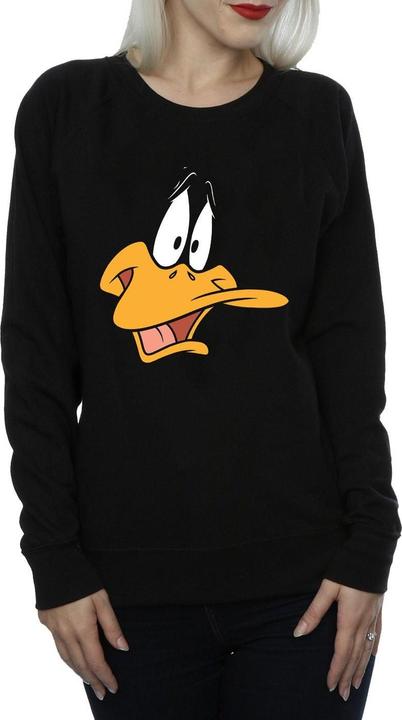 Produktbild Looney Tunes Womens/Ladies Daffy Duck Face Cotton Sweatshirt (M)