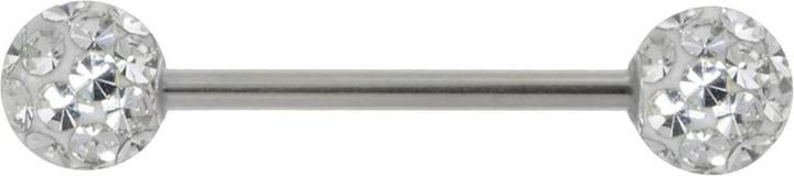 Bijouteria Zungenpiercing (Kristall, Epoxiharz, Chirurgenstahl 316L)