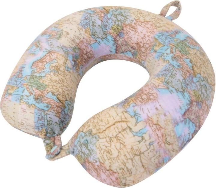 Actual product image Mountain Warehouse World Map Memory Foam Travel Pillow (Head & neck pillow)