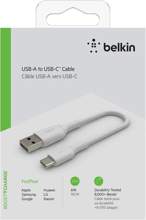 Immagine prodotto Belkin USB A - USB C (0.15 m, USB 2.0)