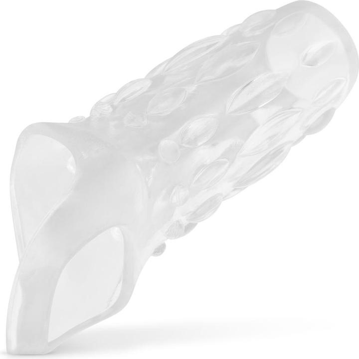 Produktbild Easytoys Gerippte offene PenisHülle Transparent