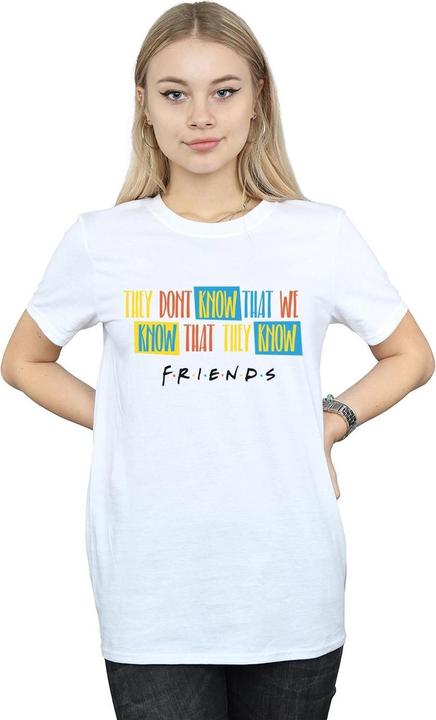 Image du produit Friends - T-shirt THEY DON'T KNOW SCRIPT - Femme (M)