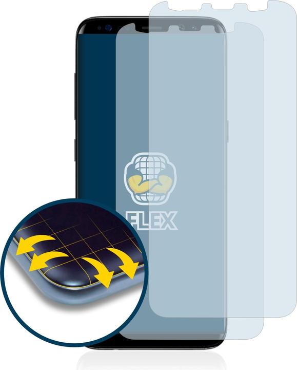 Produktbild BROTECT Full-Cover Displayschutz (2 Stück, Samsung Galaxy S8)