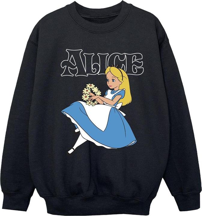 Disney Alice In Wonderland Flowers Sweatshirt Mädchen (140, 146)