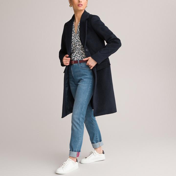Actual product image Anne Weyburn Half-length coat with button fastening (44)