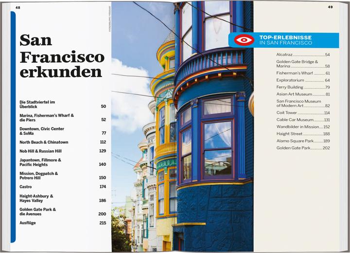 Actual product image Reiseführer San Francisco (German, Alison Bing, Sara Benson., Ashley Harrell, John A Vlahides, 2023)