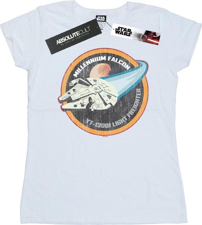 Produktbild Star Wars Millennium Falcon Badge TShirt (XL)