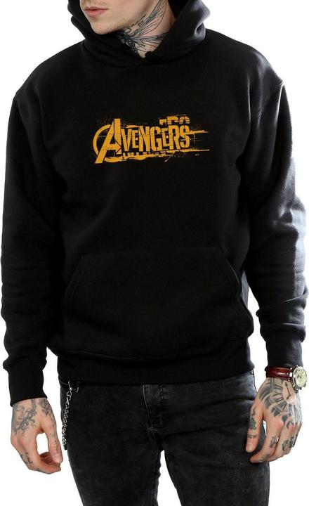 Avengers Infinity War Orange Logo Hoodie