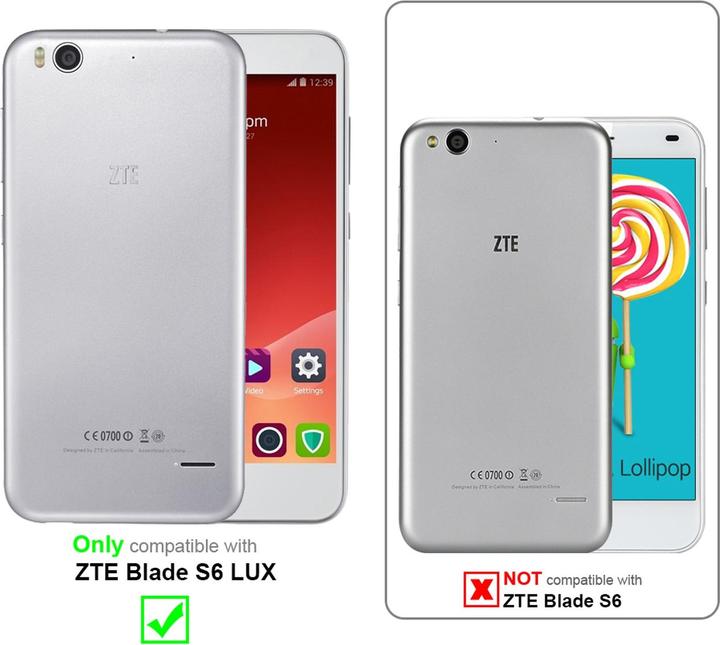 Actual product image Cadorabo TPU S-Line Cover (ZTE Blade S6 Lux)