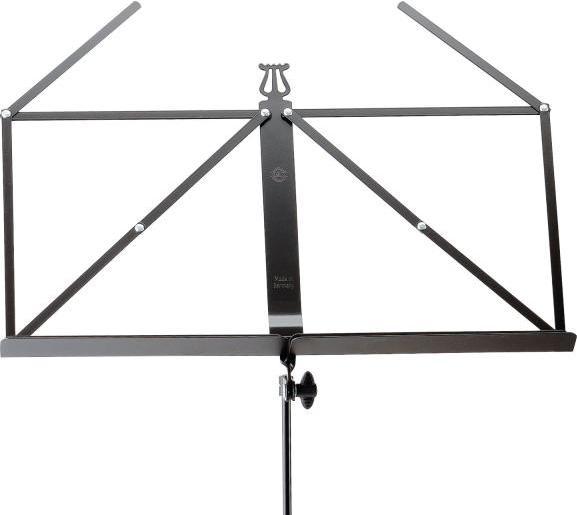 Actual product image K&M K-M 101 Notenständer Schwarz mit personalisierter Gravur