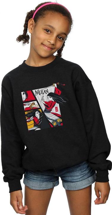 Produktbild Disney Mulan Movie Comic Style Sweatshirt Mädchen (152, 158)