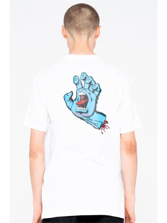 Actual product image Santa Cruz Screaming Hand Chest T-Shirt (S)