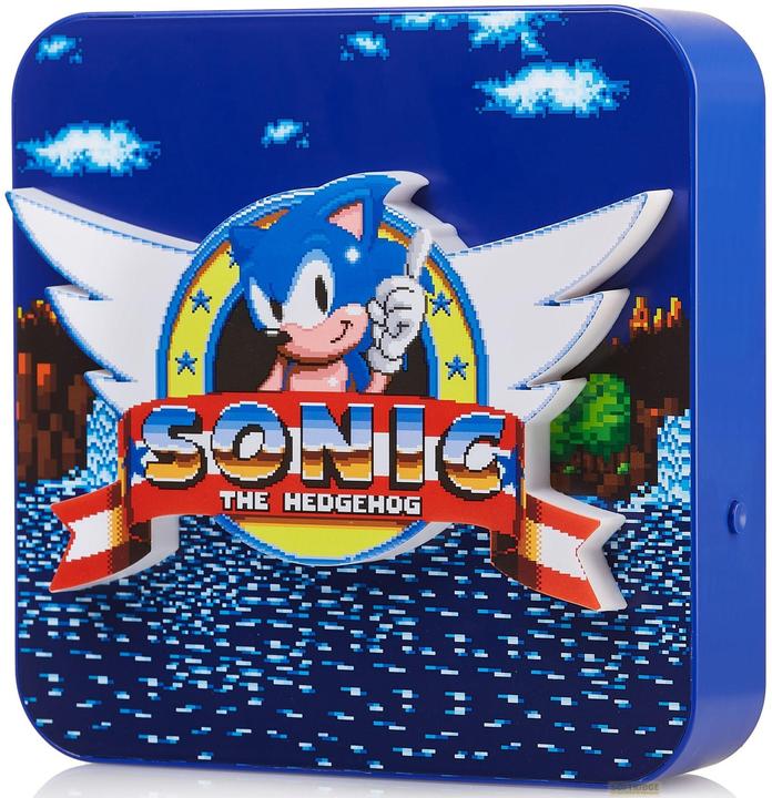 Actual product image Numskull SEGA - Lampe de bureau / Applique murale 3D Sonic the Hedgehog