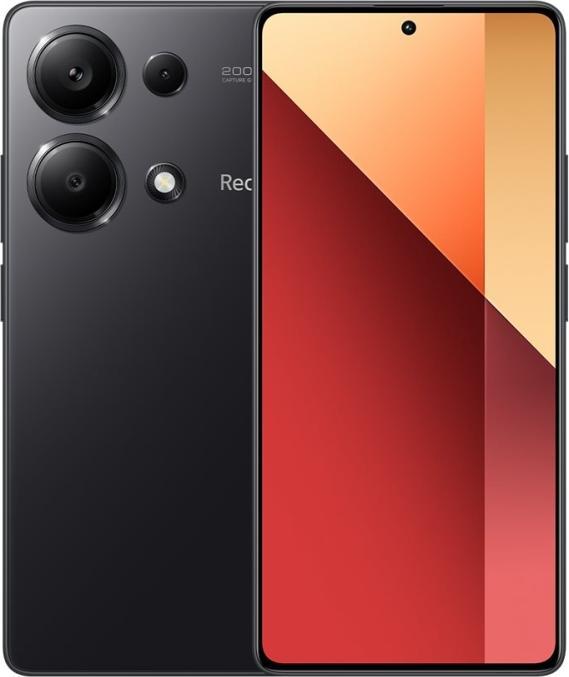 Xiaomi Redmit Note 13 Pro 4G (256 GB, Midnight Black, 6.67", 200 Mpx, 4G)
