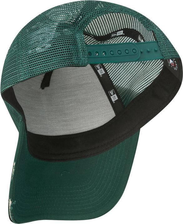 Actual product image New Era Mesh Trucker Cap DISTRESSED New York Yankees forest