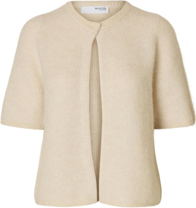 Selected Femme Slfsia Ras 2/4 Rib Knit Cardigan Noos