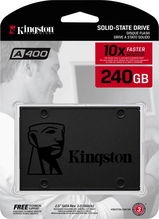 Actual product image Kingston A400 (240 GB, 2.5")