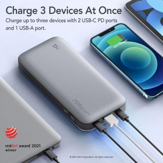 Actual product image ZMI Powerpack 25000 mAh, 210 W Powerbank (QB826G) (25000 mAh, 100 W, 92.50 Wh)
